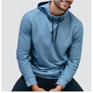 Ministry of Supply Unisex Fusion Terry For All Hoodie Sweatshirt 3XL Blue NWT